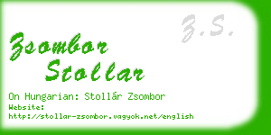 zsombor stollar business card